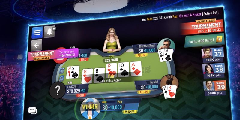 Cách chơi Poker trong vòng cược